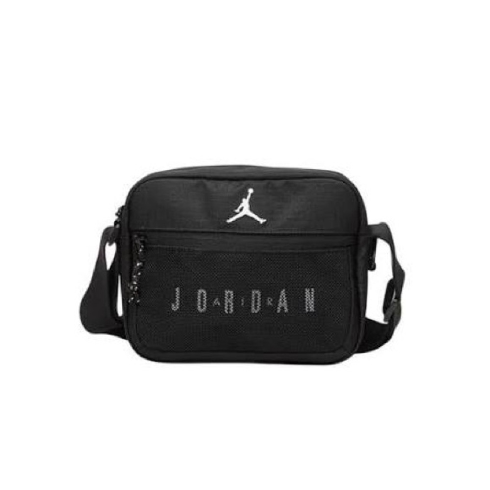 Jordan Black Crossbody Bag with Adjustable Strap